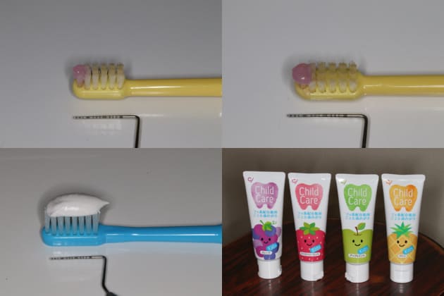 歯磨き粉はどれぐらいの量を使用したら良いですか？