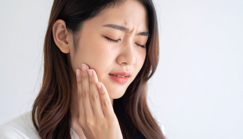 痛みに悩む女性