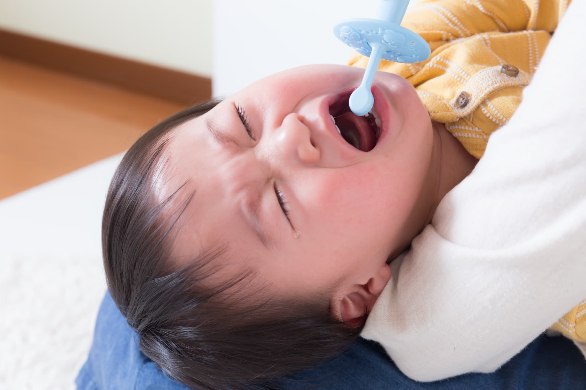 歯磨きを嫌がる子ども